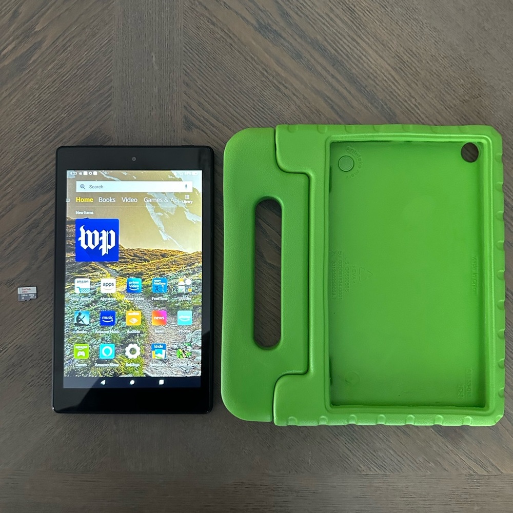 COPY - Amazon Fire HD8- 8th generation tablet with a separate 128 micro SD card…